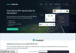 Sites similar to sportdataapi.com