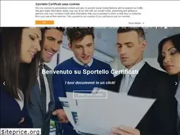Sites similar to sportellocertificati.it