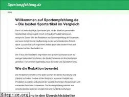 Sites similar to sportempfehlung.de
