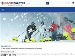 Sites similar to sportforster.de