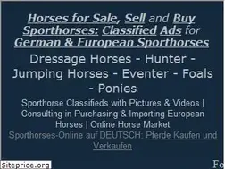 Sites similar to sporthorses-online.com