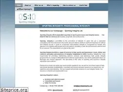 Sites similar to sportingintegrity.com