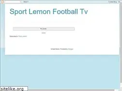 Sites similar to sportlemonfootball.blogspot.com
