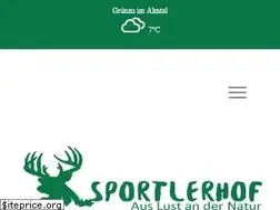 Sites similar to sportlerhof.at
