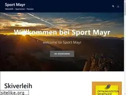 Sites similar to sportmayr.info