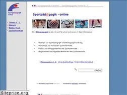 Sites similar to sportpaedagogik-online.de