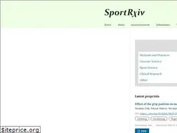 Sites similar to sportrxiv.org
