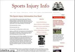 Sites similar to sports-injury-info.com