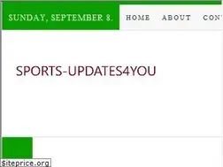 Sites similar to sports-updates4you.blogspot.in