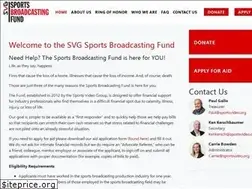 Sites similar to sportsbroadcastfund.org