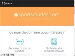Sites similar to sportsetudes.com