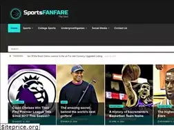 Sites similar to sportsfanfare.com