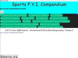 Sites similar to sportsfyicompendium.com