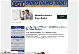 Sites similar to sportsgamestoday.com
