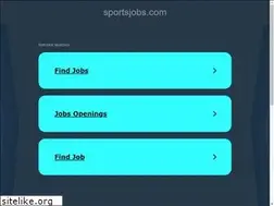 Sites similar to sportsjobs.com