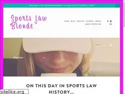Sites similar to sportslawblondes.com