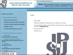 Sites similar to sportslawjournals.com