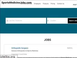 Sites similar to sportsmedicinejobs.com