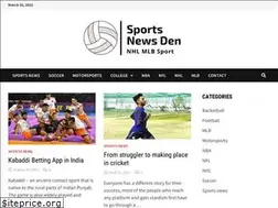 Sites similar to sportsnewsden.com