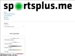 Sites similar to sportsplus.me