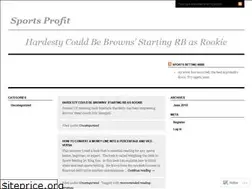 Sites similar to sportsprofit.wordpress.com