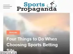 Sites similar to sportspropaganda.com