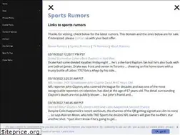 Sites similar to sportsrumors.com