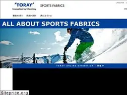 Sites similar to sportstextiles.toray