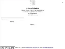 Sites similar to sportstvratings.com