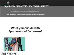 Sites similar to sportswearoftomorrow.com