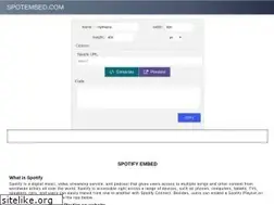 Sites similar to spotembed.com