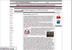 Sites similar to spotfakehandbags.com