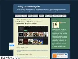 Sites similar to spotifyclassical.com