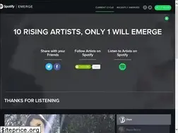 Sites similar to spotifyemerge.com