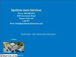 Sites similar to spotlessautoservices.com