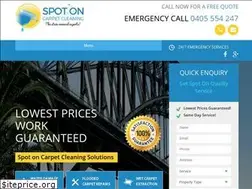Sites similar to spotoncarpetcleaning.com.au