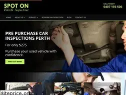 Sites similar to spotonvehicleinspections.com.au