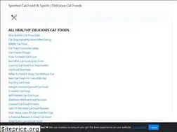 Sites similar to spottedcatfoodspirits.com