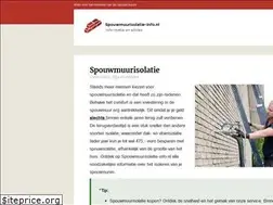 Sites similar to spouwmuurisolatie-info.nl