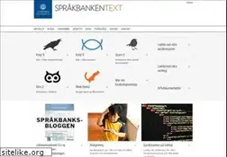 Sites similar to spraakbanken.gu.se