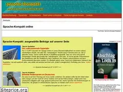 Sites similar to sprache-kompakt.de