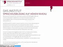 Sites similar to spracheninstitut-leipzig.de