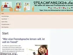 Sites similar to sprachfabrik24.de