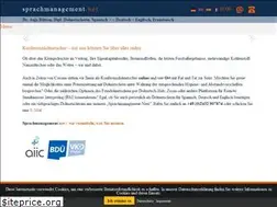 Sites similar to sprachmanagement.net
