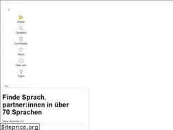 Sites similar to sprachtandem.ch