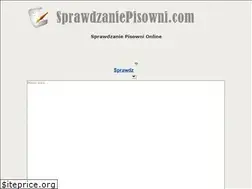 Sites similar to sprawdzaniepisowni.com