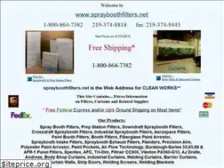Sites similar to sprayboothfilters.net