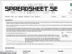 Sites similar to spreadsheet.se