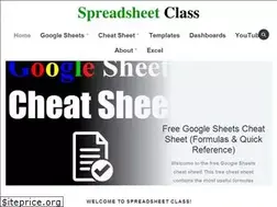 Sites similar to spreadsheetclass.com