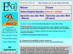 Sites similar to sprecher-liste.de